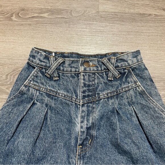 Brass Blue Jeans High Rise Straight Leg 90s Vintage - Picture 8 of 8